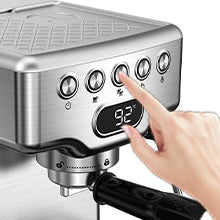 Geek Chef Espresso Machine, 20 Bar Espresso Machine With Milk Frother For Latte, Cappuccino, Macchiato, For Home Espresso Maker, 1.8L Water Tank & Stainless Steel.